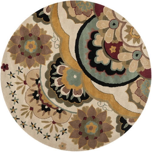 6' x 9' Ivory Multi Safavieh Soho Collection SOH701A Handmade Premium Wool & Viscose Area Rug 6' x 9' Ivory Multi Safavieh Soho Collection SOH701A Handmade Premium Wool & Viscose Area Rug